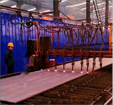 甘肃敦煌钢结构车间数控等离子切割机